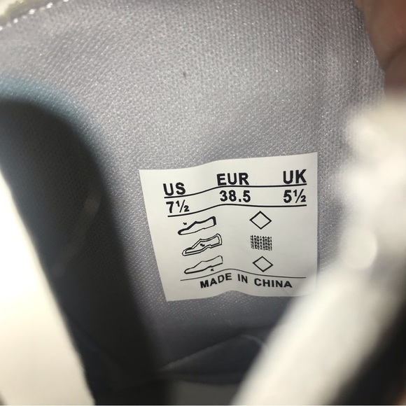 LUCKY STEP Women Platform Chunky Sole Ankle Boots White Goth Booties Size 7.5 - Picture 6 of 12